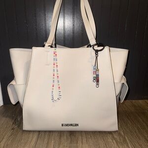 Steve Madden Elegant Cream Tote